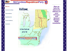 Tablet Screenshot of mccandlessrepublicans.org